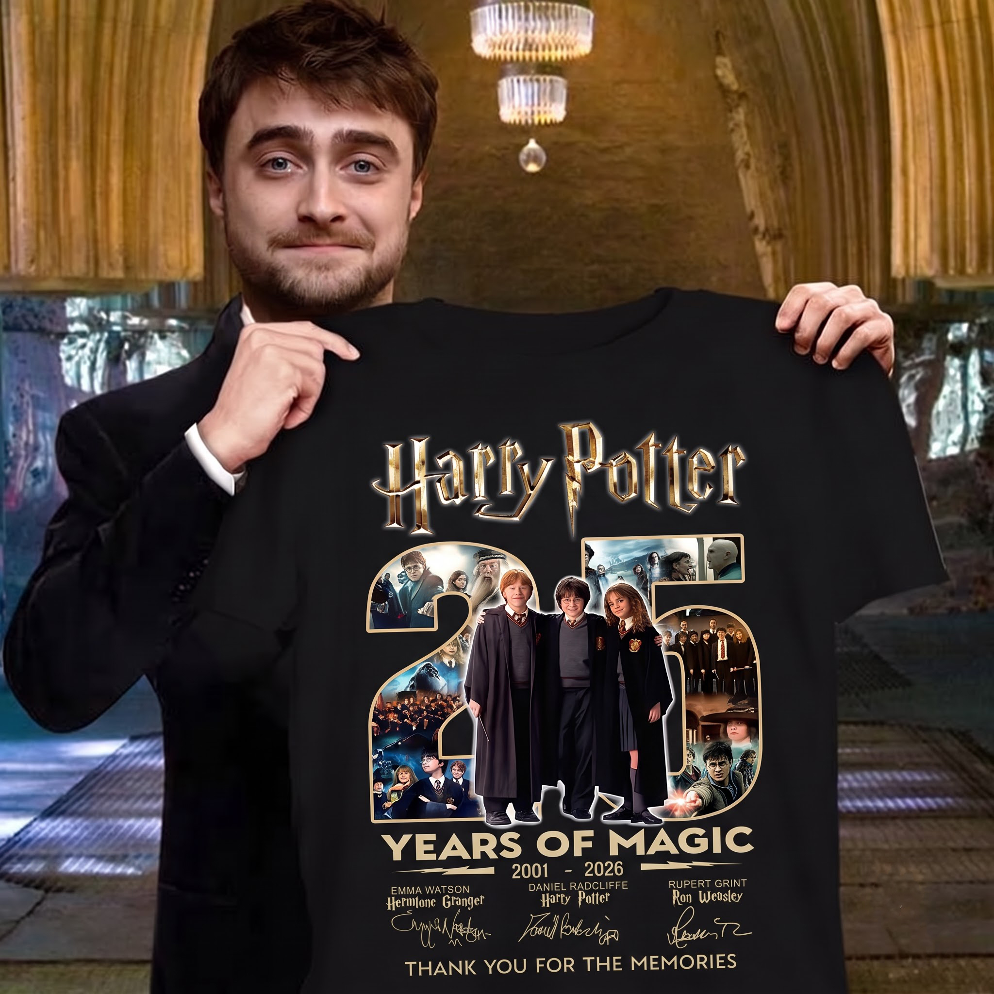 Harry Potter 25th Anniversary 3D T-Shirt-THK1355981