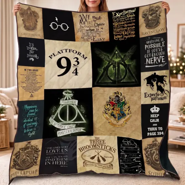 Alternative view of Vintage Harry Potter Fleece Blanket-THK137429