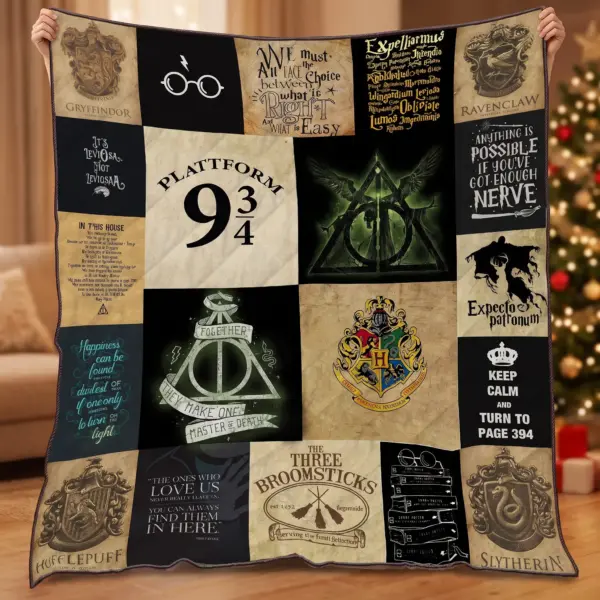 Vintage Harry Potter Fleece Blanket-THK137429