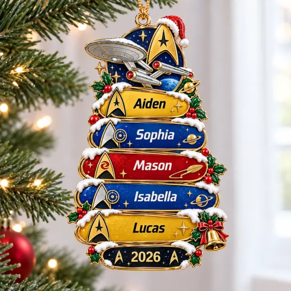 Personalized Star Trek Christmas Ornament-THK137793