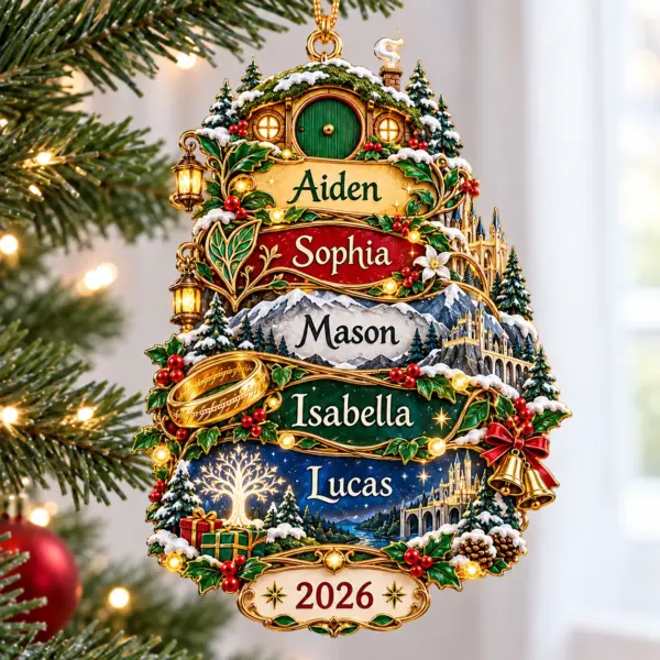 Personalized LOTR Christmas Ornament-THK137813